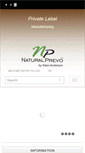 Mobile Screenshot of naturalprevo.com